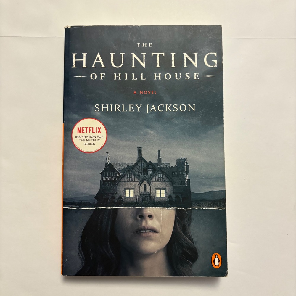 Penguin The Haunting of Hill House Book Adult OS Blue Shirley Jackson Netflix